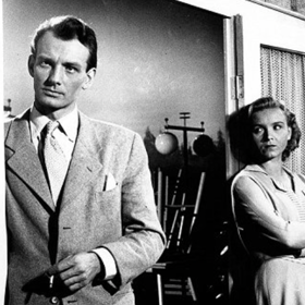 S Vladimírem Rážem ve filmu Dovolená s Andělem.