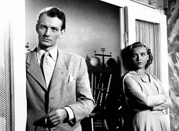 S Vladimírem Rážem ve filmu Dovolená s Andělem.