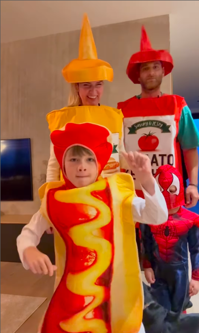 Vtipné převleky v podání rodiny Nikol Leitgeb.