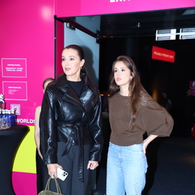 Na výstavu Body Worlds dorazila Iva Kubelková s dcerou Karolínou.