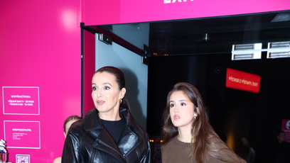 FOTO: Na výstavu Body Worlds dorazila Iva Kubelková s dcerou Karolínou.