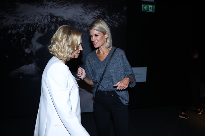 Iveta Lutovská s Hanou Mašlíkovou.