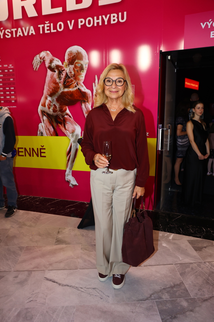 Jana Paulová na výstavě Body Worlds.
