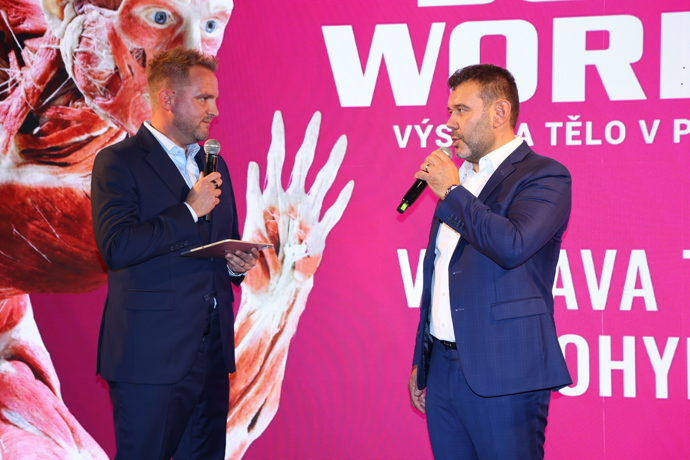 Libor Bouček otevřel výstavu Body Worlds