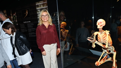 FOTO: Paulová o kostlivce.