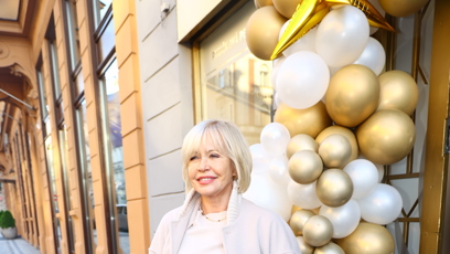 FOTO: Jana Švandová na otevření nového prostoru v lázních Fénix.