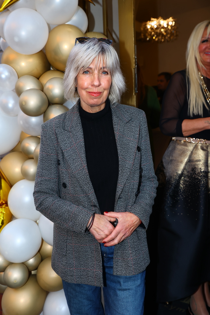 Marcela Březinová na otevření nového salonu v Lázních Fénix.
