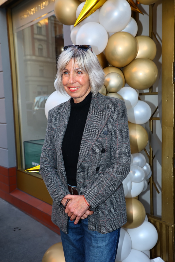 Marcela Březinová dorazila v dobré náladě.