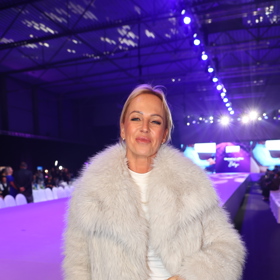 Zuzana Belohorcová na přehlídce Osmana Laffity.