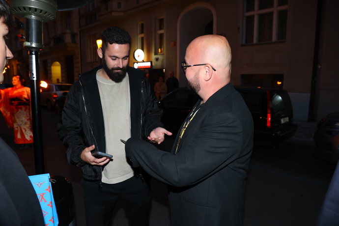 Zdeněk Chytil dorazil se synem Martina Dejdara, Matějem. 