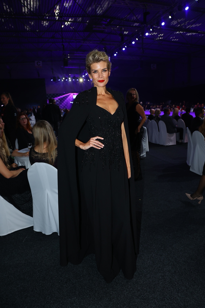 Iveta Lutovská na přehlídce Osmana Laffity.