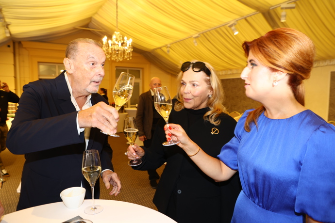 Štefan Margita si připil s Dagmar Havlovou.
