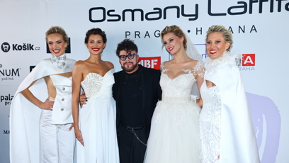 FOTO: Krystyna Pyszková na přehlídce Osmanyho Laffity.