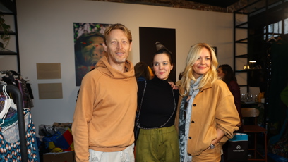 FOTO: Taťána Kuchařová a Lilia Khousnoutdinova s manželem Karlem.