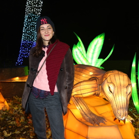 Bára Jánová v pražské Zoo.