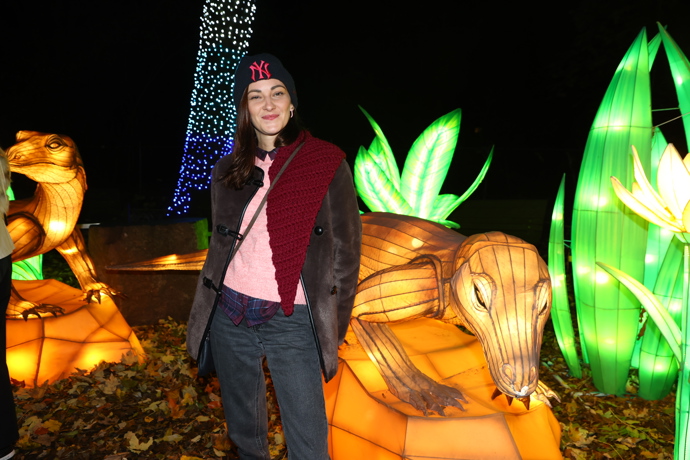 Bára Jánová v pražské Zoo.