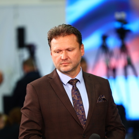 Radek Vondráček dorazil do štábu hnutí ANO.