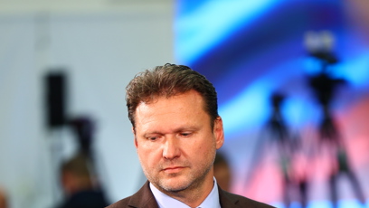 FOTO: Radek Vondráček dorazil do štábu hnutí ANO.