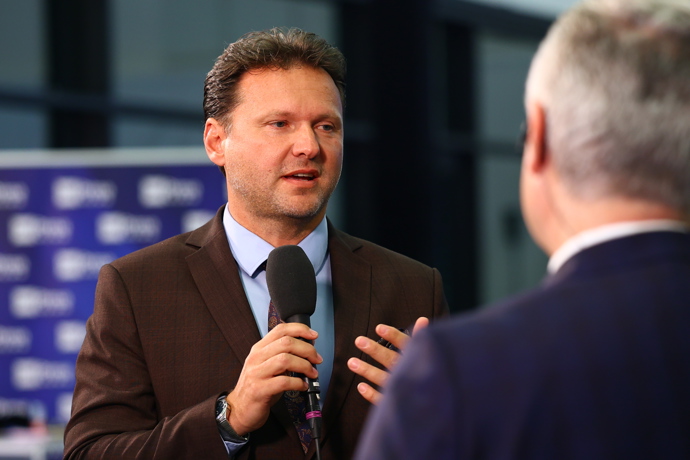 Radek Vondráček dorazil do štábu hnutí ANO.