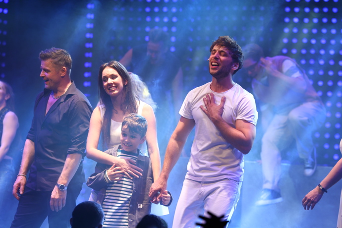 Manželé Tomešovi září po úspěšné premiéře v Divadle Kalich.