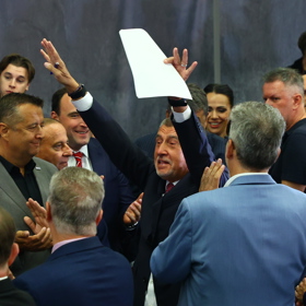 Andrej Babiš byl štěstím bez sebe.