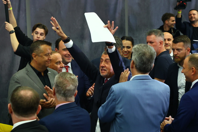 Andrej Babiš byl štěstím bez sebe.