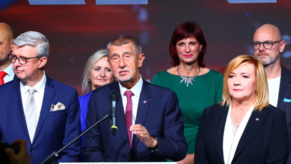 FOTO: Andrej Babiš odpovídal na dotazy novinářů.