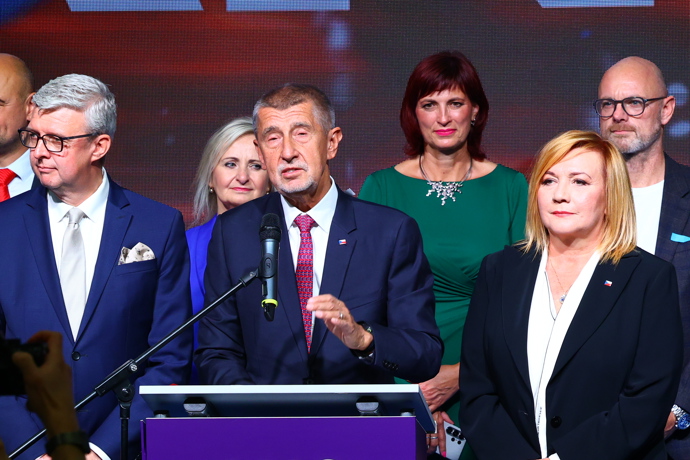 Andrej Babiš odpovídal na dotazy novinářů.
