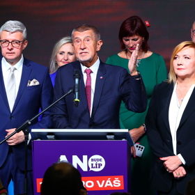 Andrej Babiš odpovídal na dotazy novinářů.