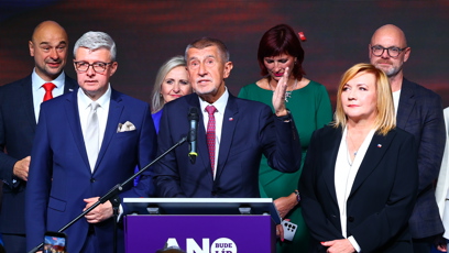 FOTO: Andrej Babiš odpovídal na dotazy novinářů.