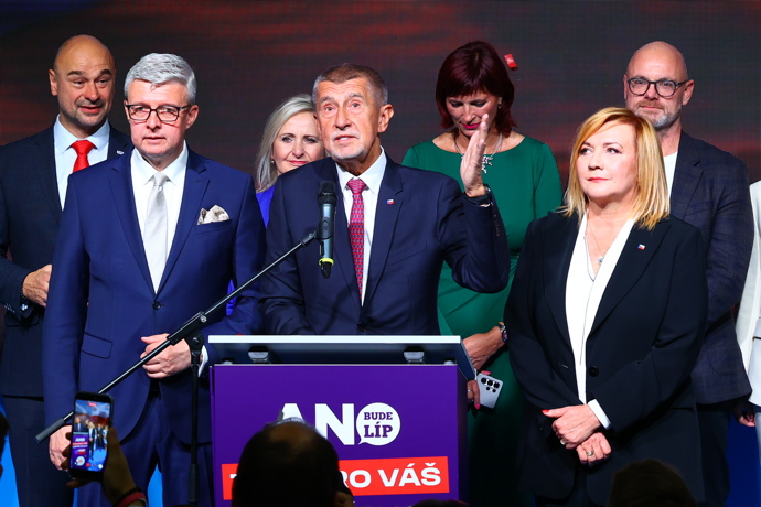 Andrej Babiš odpovídal na dotazy novinářů.