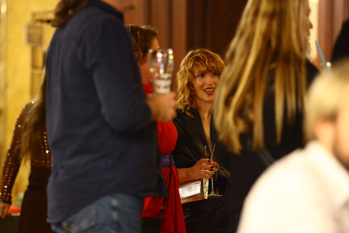 Vica Kerekes si premiéru filmu užívala.