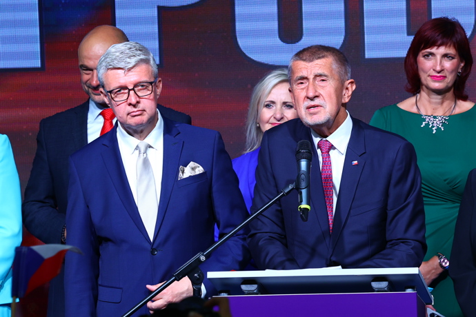 Andrej Babiš s místopředsedou Karla Havlíčka.