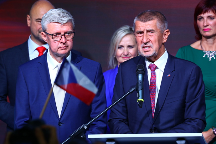 Andrej Babiš odpovídal na dotazy novinářů.