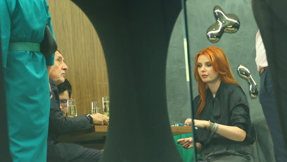 FOTO: Aneta Zicklerová ve štábu hnutí ANO.