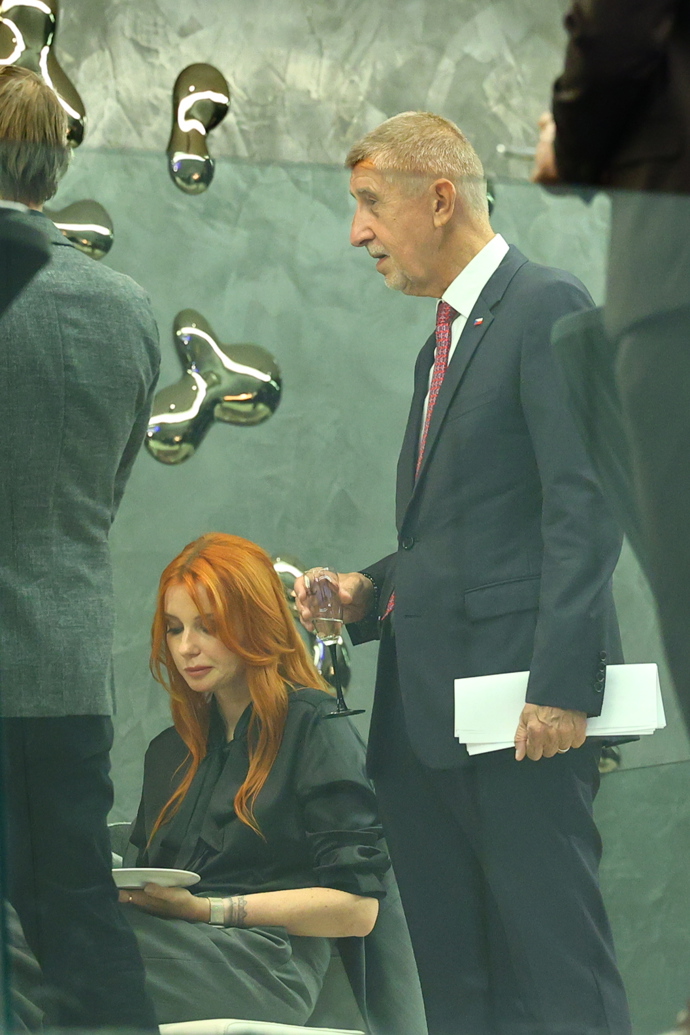 Andrej Babiš s Anetou Zicklerovou.