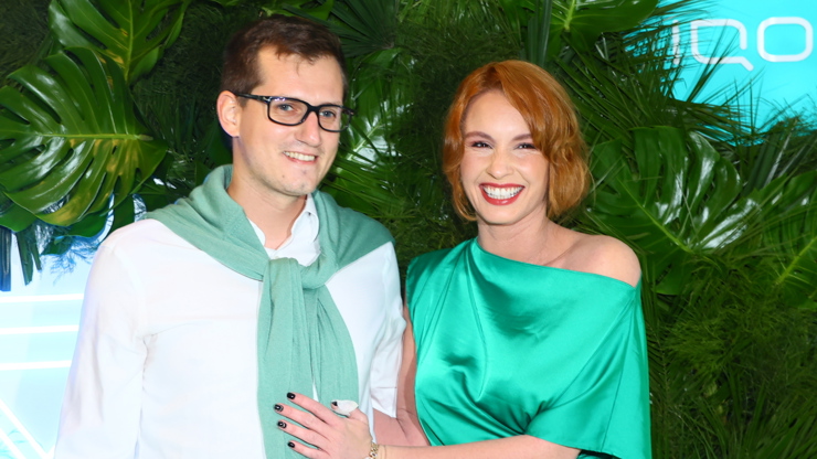 Denisa Nesvačilová s přítelem.