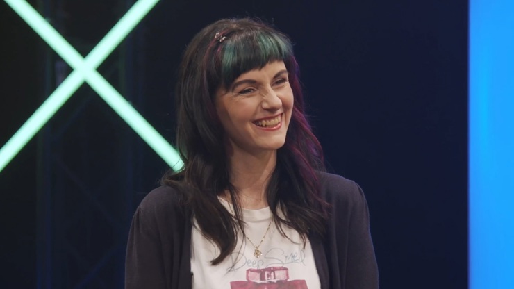 Usměvavá kosmetička Kamila.