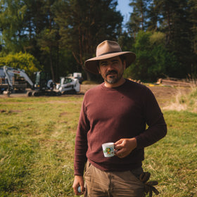 Vojta Kotek si ze své ženy občas rád vystřelí.