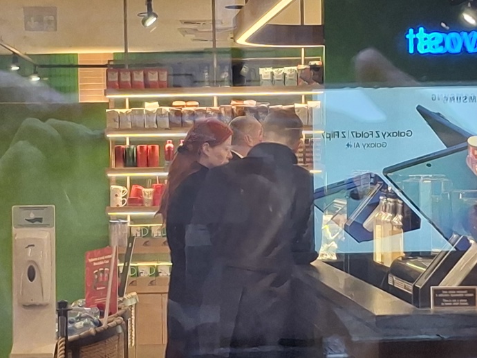 Aneta Zicklerová a Andrej Babiš na Národní třídě.