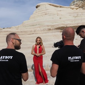 Backstage z focení.