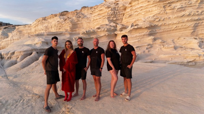 Backstage z focení.