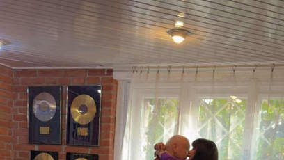 FOTO: Felix Slováček a Dagmar Patrasová během natáčení videoklipu Noční slzy.