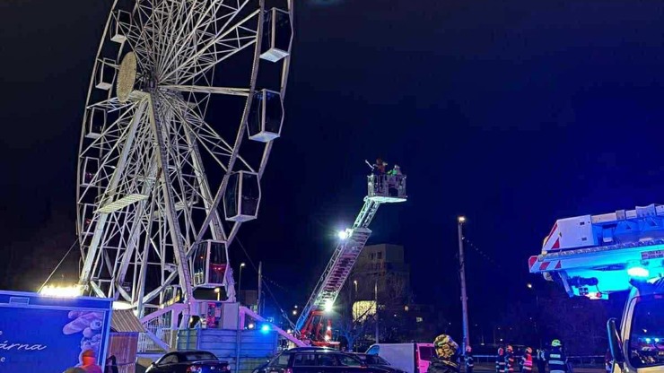 V Olomouci se zaseklo ruské kolo.