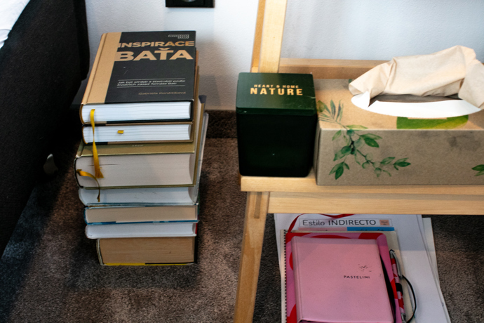 Jiří Ježek i jeho manželka Soňa rádi čtou zajímavé a inspirativní knížky.