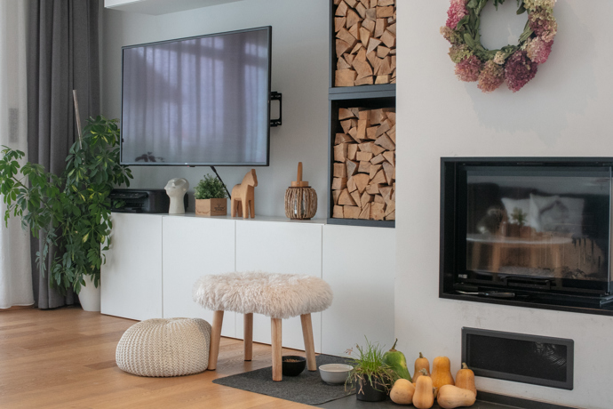 V obývacím pokoji mají opravdu útulno.