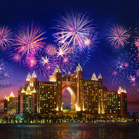 Atlantis the Palm Fireworks