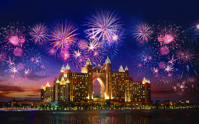 Atlantis the Palm Fireworks
