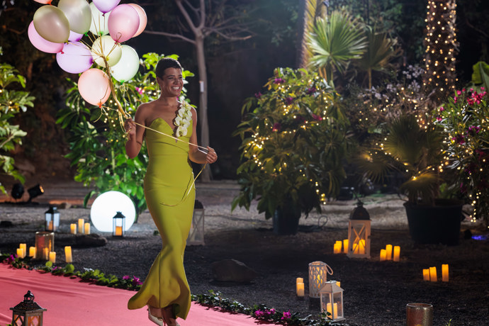 Anna Zacharová v reality show Bachelor Česko. 