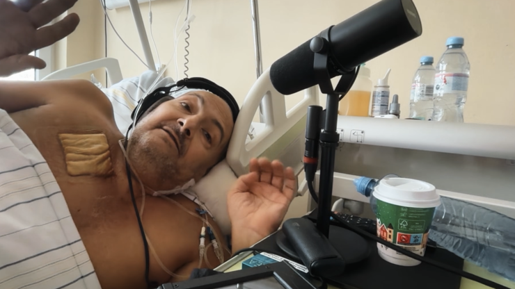 Patrik Hezucký se ukázal na videu z nemocnice.